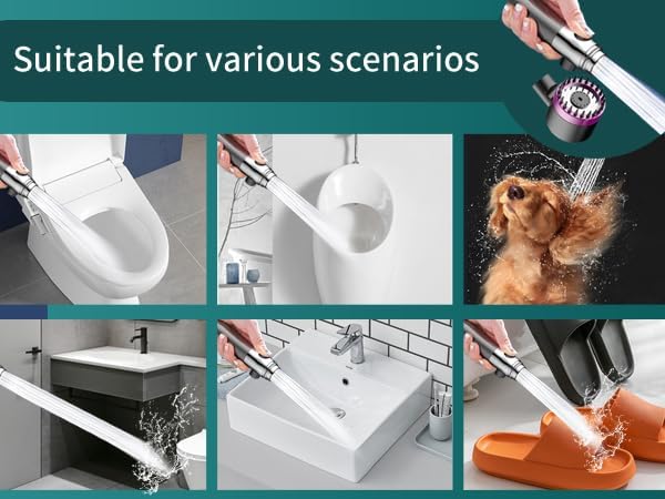 Douchette à Main Homesbrand Haute Pression à 3 Modes