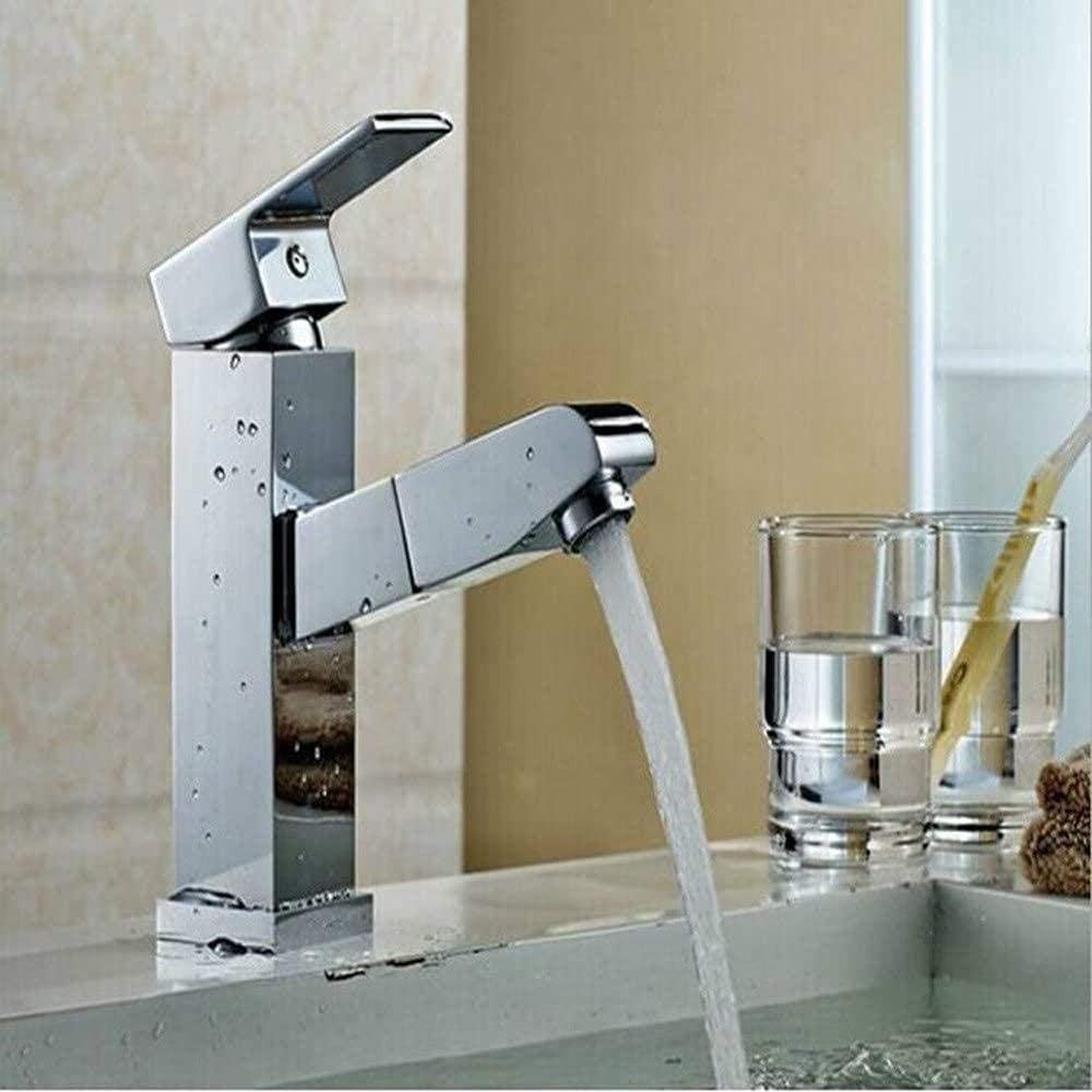 Robinet de salle de bain extractible