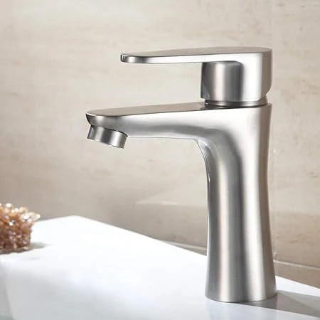 Mitigeur de lavabo inox