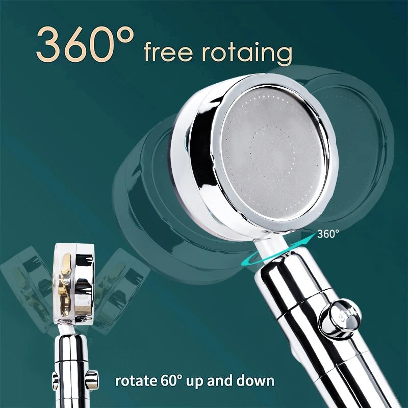 Douchette à haute pression avec rotation à 360°