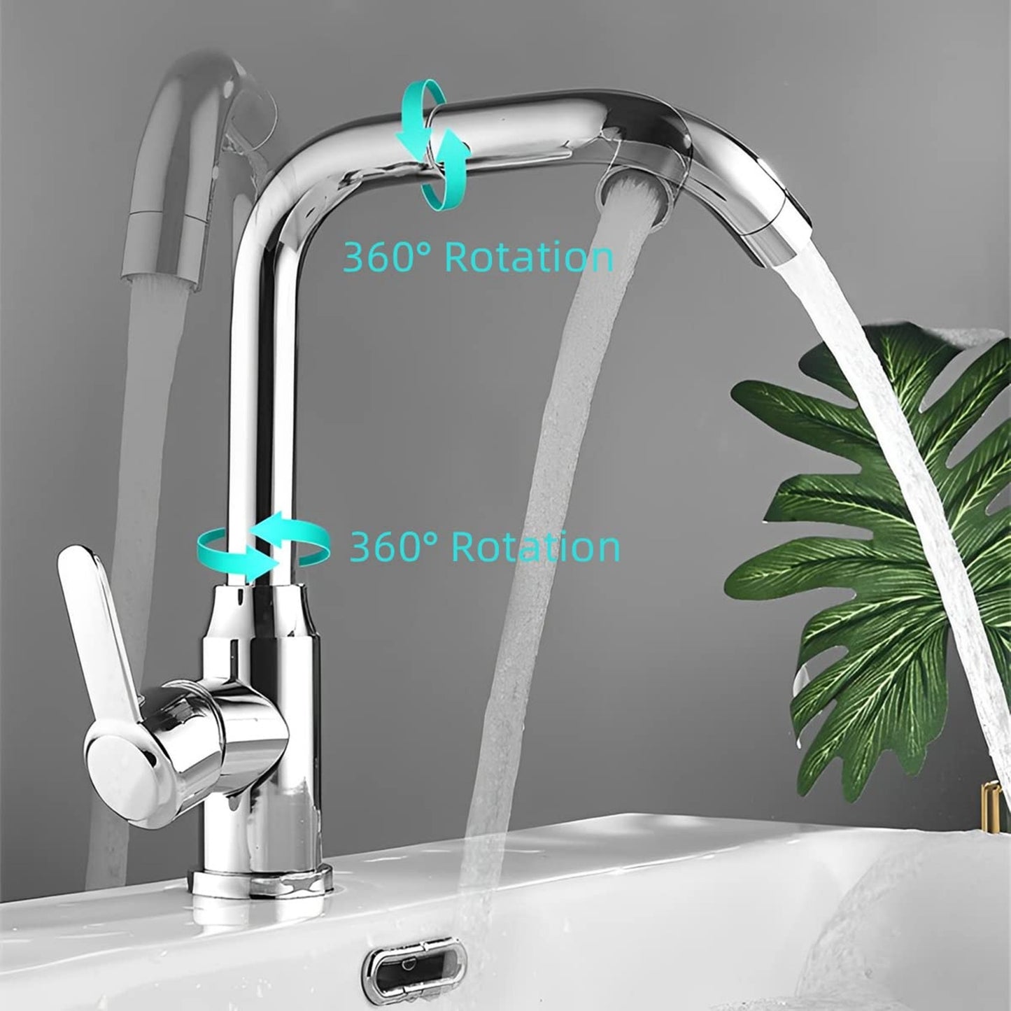 Robinet de cuisine 360 degrée