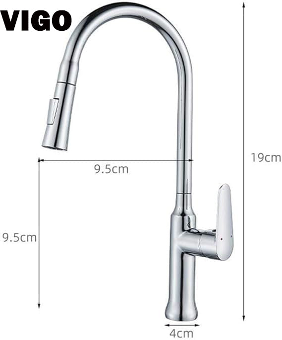 Robinet de Cuisine simple VIGO SJ-202 C/MB