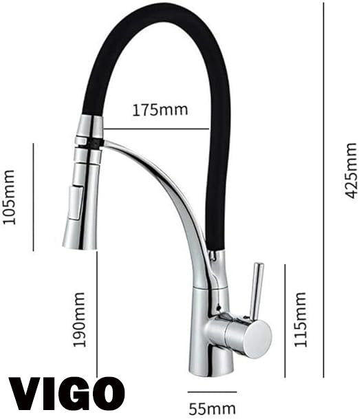 Robinet de cuisine en silicone VIGO Z1901B