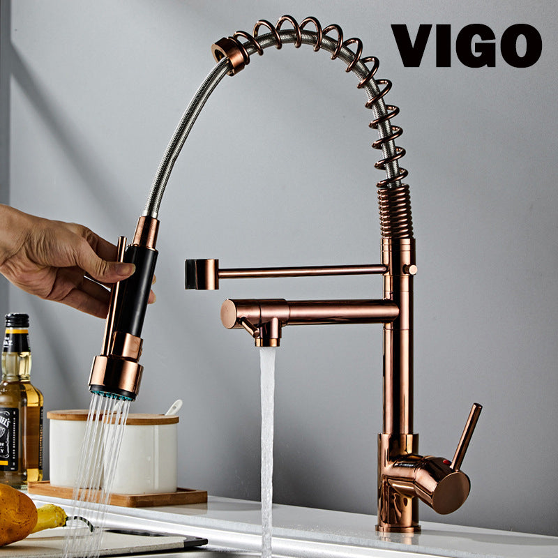 Robinet double voie VIGO 8302 C/MB/RG