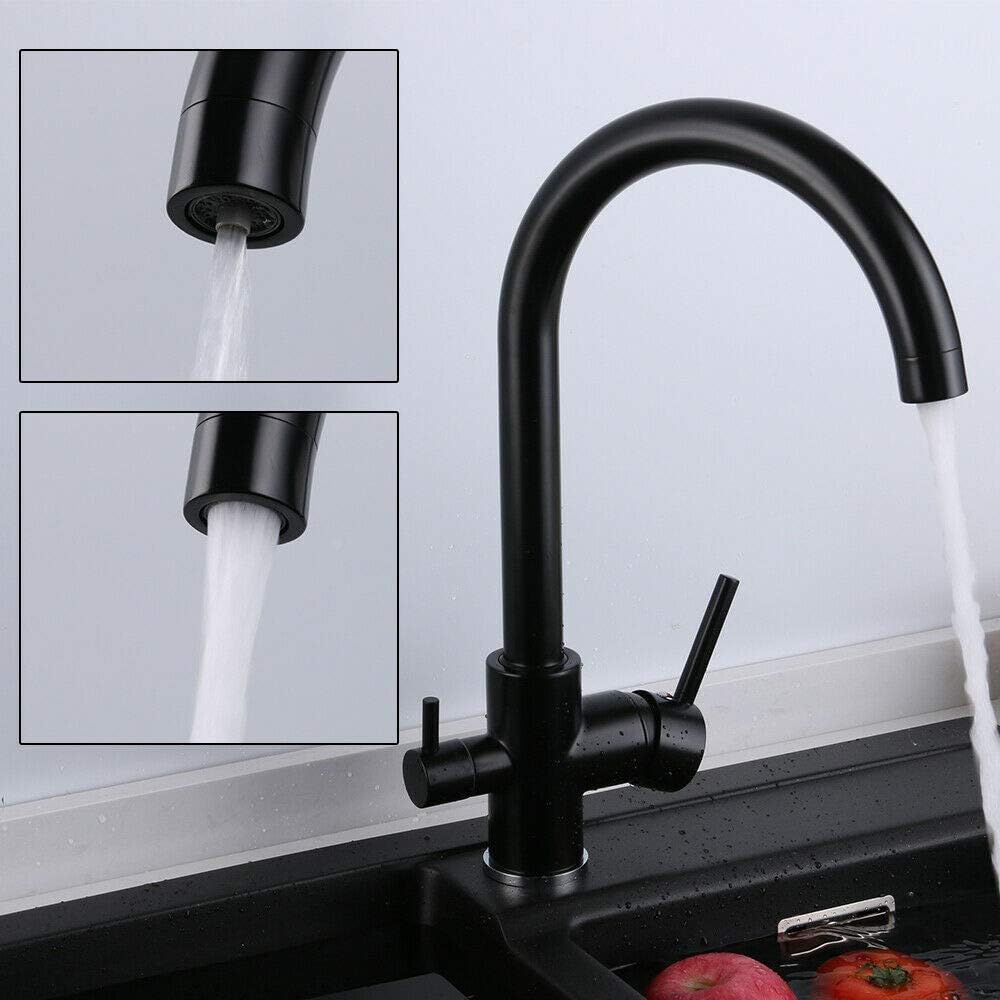 Robinet de cuisine à 3 voies