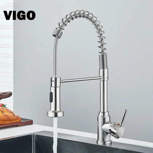 Robinet de cuisine avec ressort VIGO 8380 MB/C/G/MG