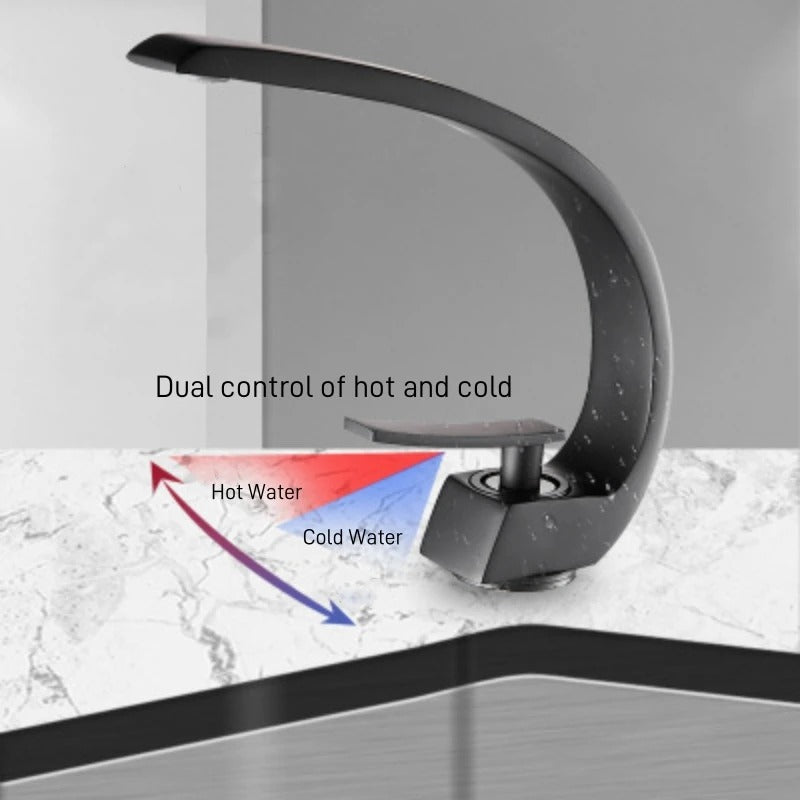 Robinet de lavabo Noir