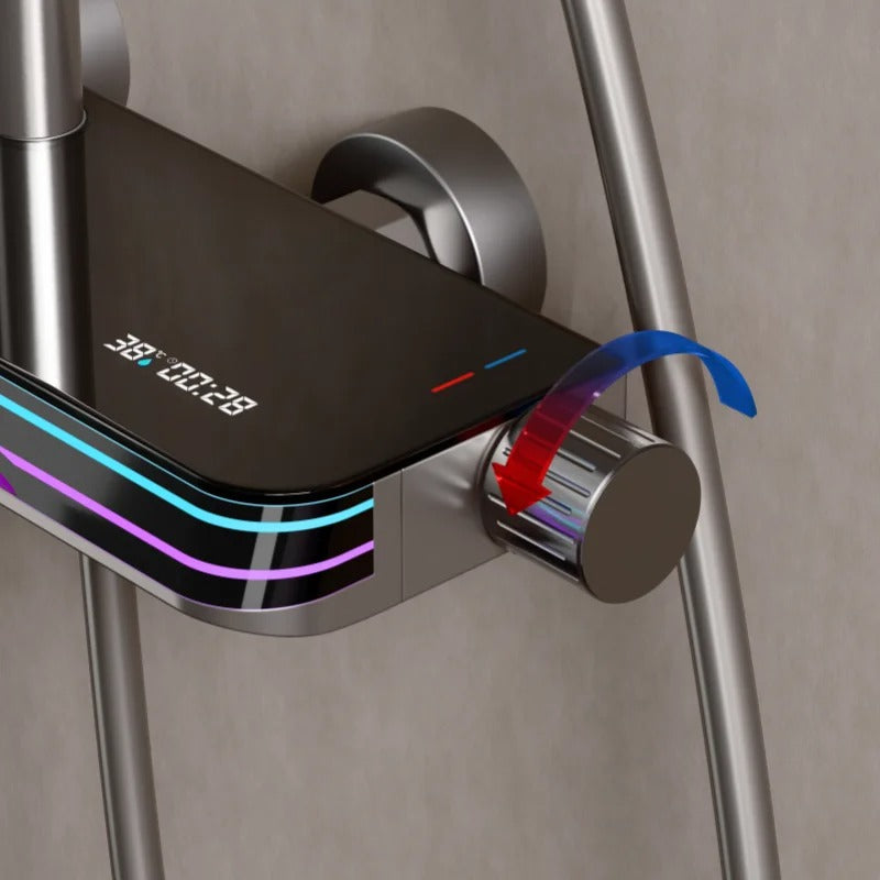 🚿 Douche LED Piano Stars