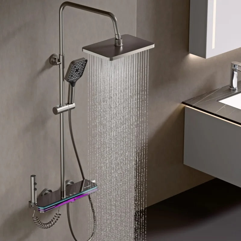 🚿 Douche LED Piano Stars