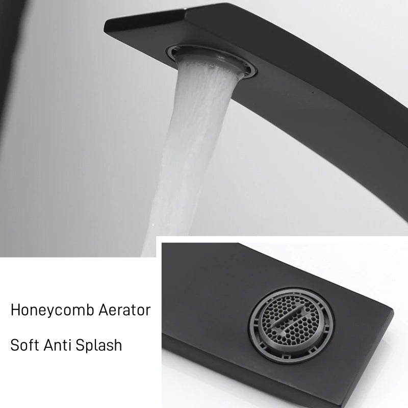 Robinet de lavabo Noir