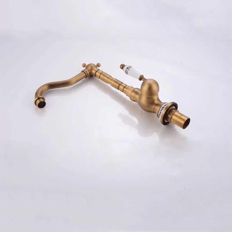 Robinet de lavabo Doré