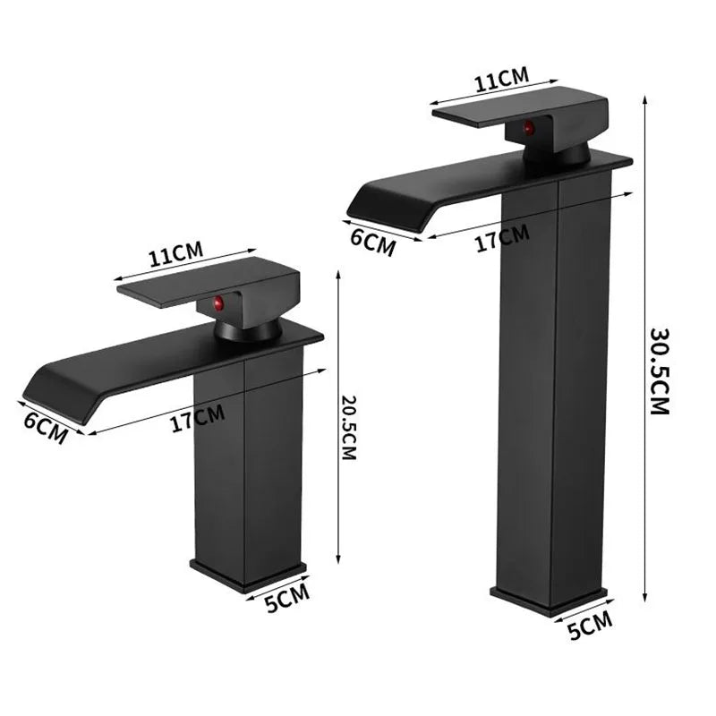 Robinet de bassin doré